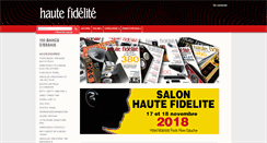 Desktop Screenshot of hautefidelite-hifi.com
