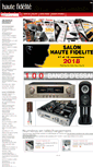 Mobile Screenshot of hautefidelite-hifi.com